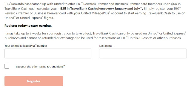 How to Redeem IHG  United TravelBank Cash