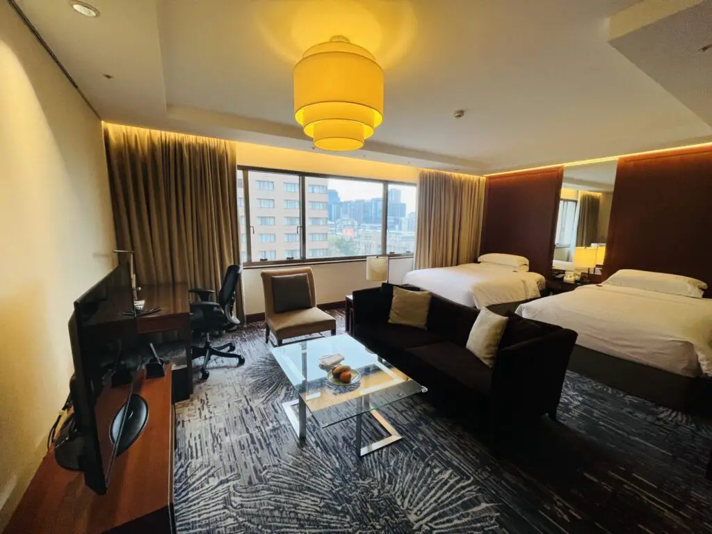 Review Marriott Platinum Upgrade and Benefits at Sheraton Grand Taipei in Taiwan