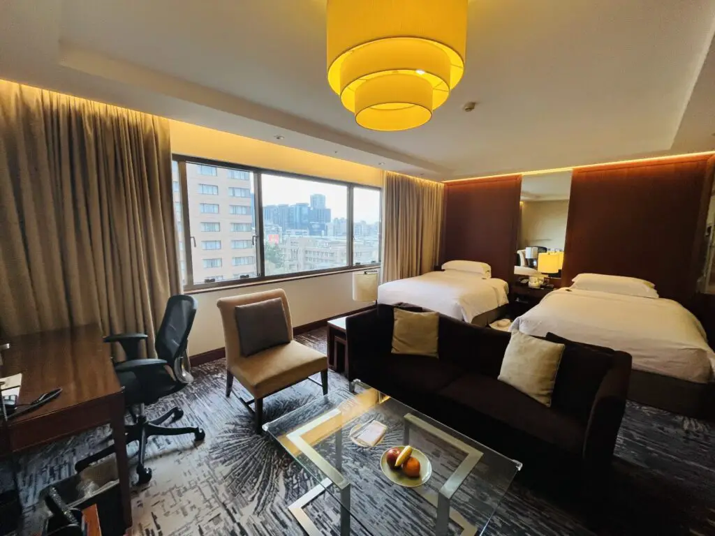 Review Marriott Platinum Upgrade and Benefits at Sheraton Grand Taipei in Taiwan