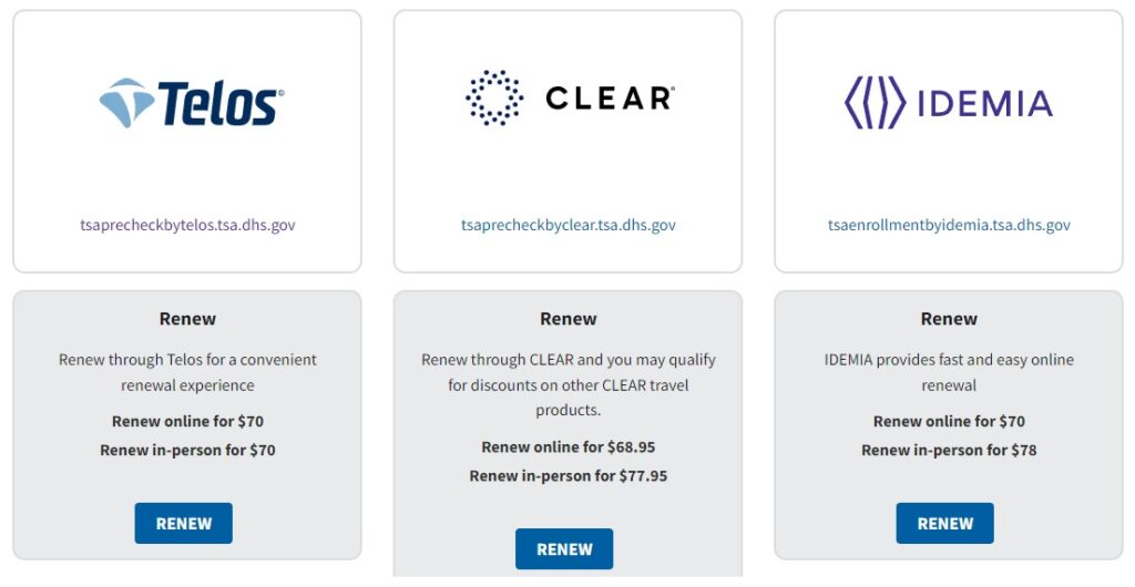 How to Renew TSA PreCheck Online