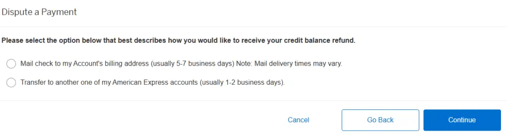 How to Request Amex Credit Balance Refund Online