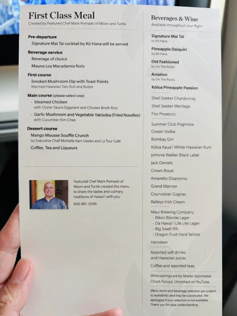Hawaiian Airlines 787-9 First Class Honolulu (HNL) to Phoenix (PHX) Review